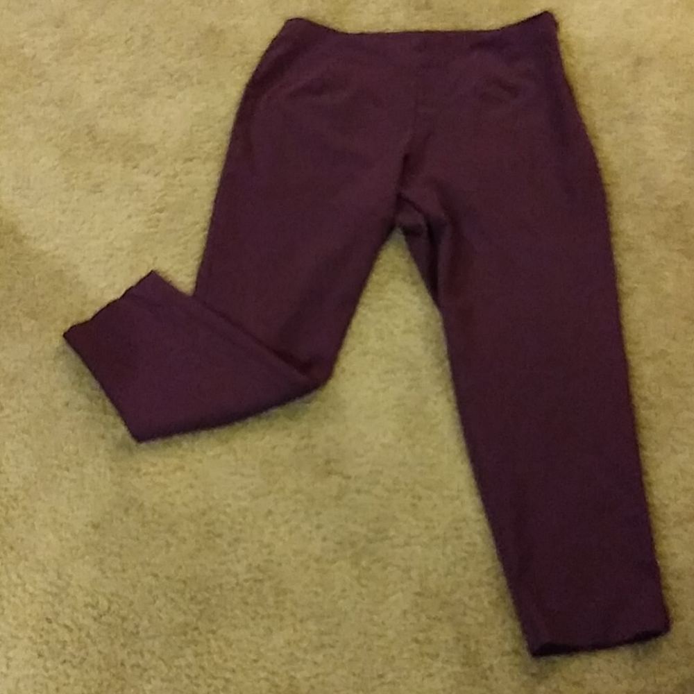Grape purple capris